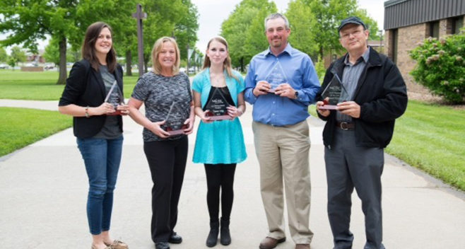 Distinguished Students, Instructors and Staff of Year winnerse