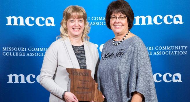 Nancy Theisen and Dr. Joanna Anderson