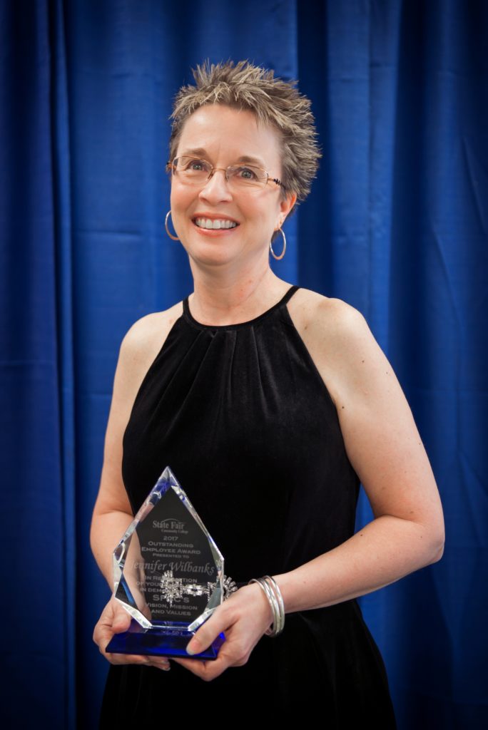 Jennifer Wilbanks named Outstanding Employee of the Year - State Fair Community College