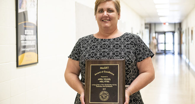 April Young, MoSRT Award of Excellence