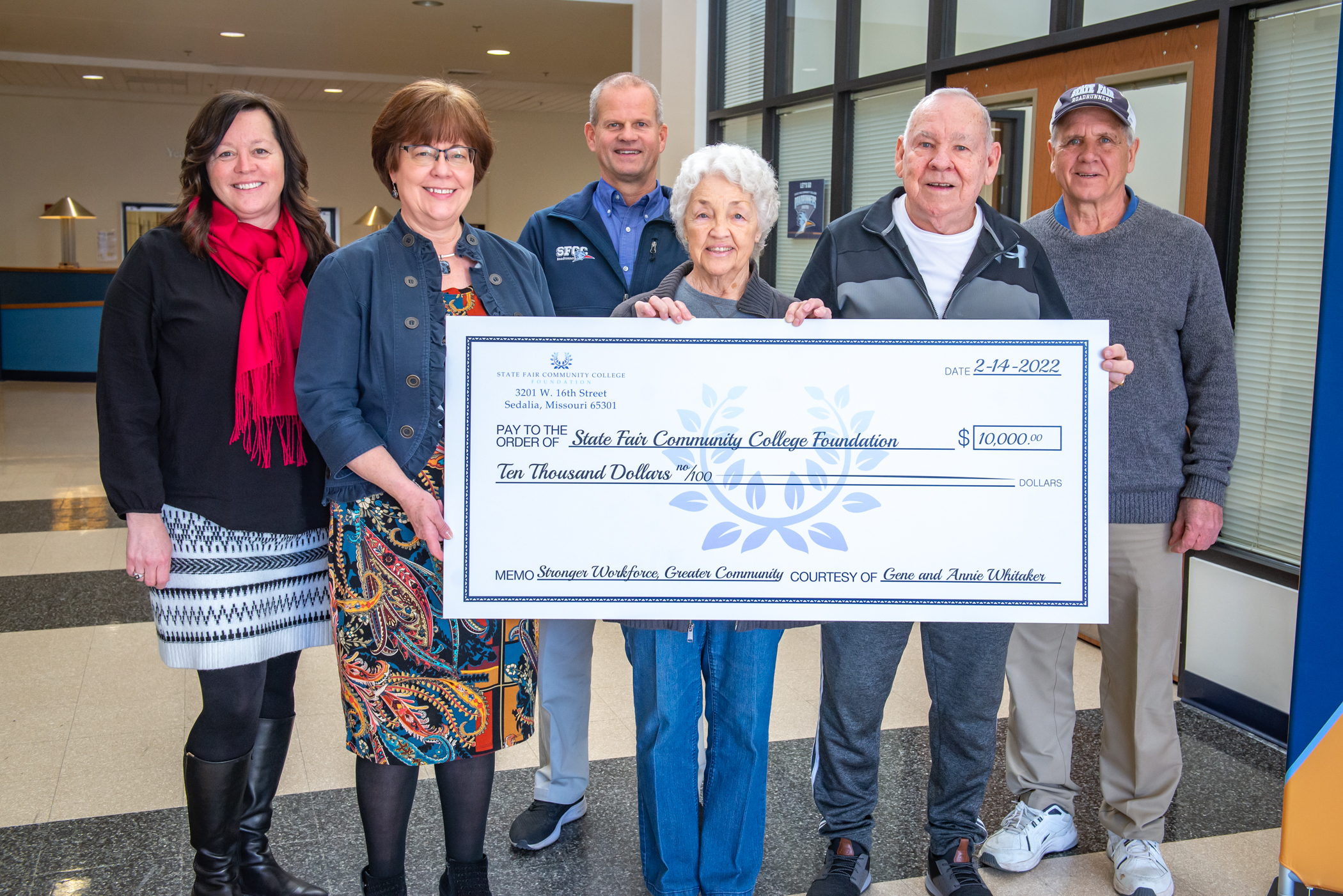 Read more about Gene and Annie Whitaker donate $10,000 to SFCC’s capital campaign