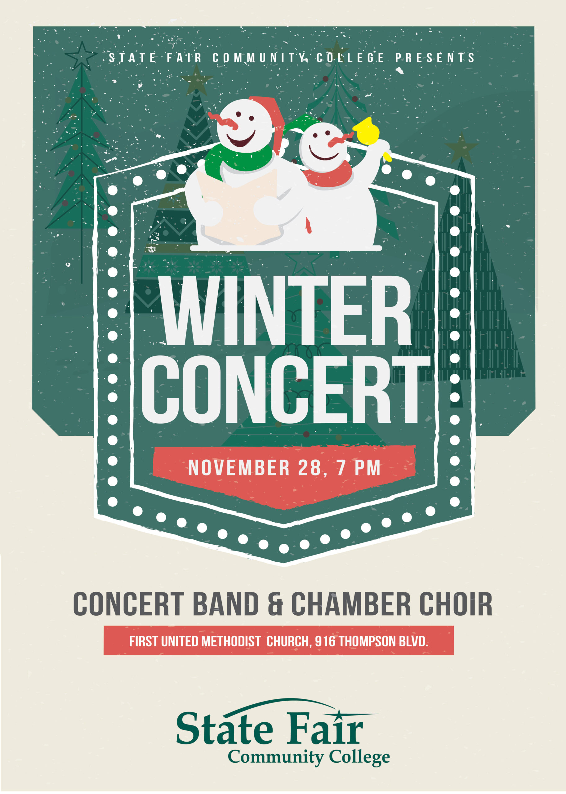 SFCC Music Arts winter band, vocal concert Nov. 28 State Fair