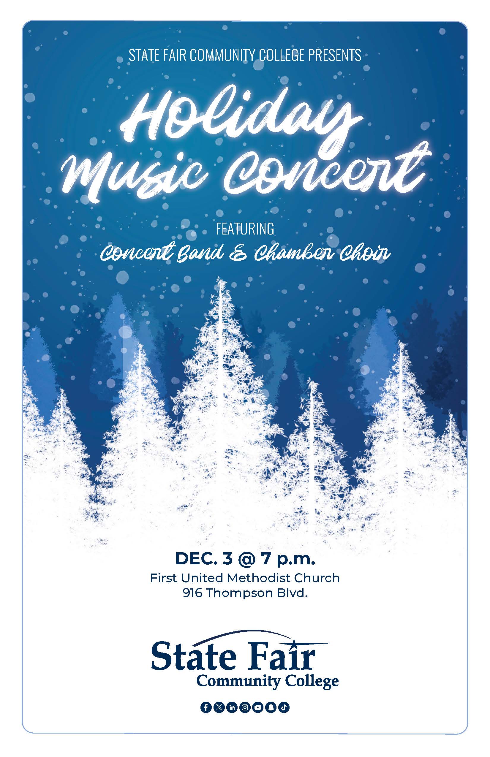 Read more about SFCC Music Arts winter band, vocal concert Dec. 3